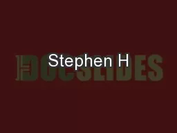 Stephen H