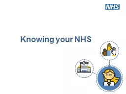 Knowing your NHS Starter Ideas The  NHS in numbers  How many people does the NHS treat