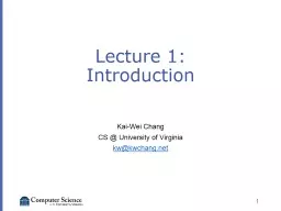 Lecture 2: N-gram  Kai-Wei Chang CS @ University of Virginia