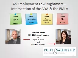 An Employment Law Nightmare – Intersection of the ADA & the FMLA