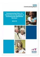 Commissioning Policy for Clinical Service Derogation o