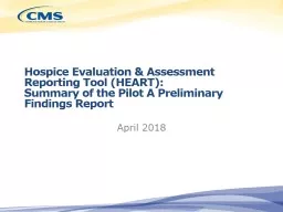 Hospice Evaluation & Assessment Reporting Tool (HEART):