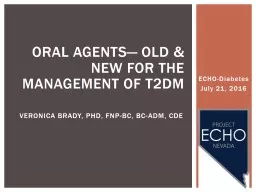 ECHO-Diabetes July 21, 2016 Veronica  Brady, PhD, FNP-BC, BC-ADM, CDE