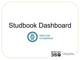 Getting Started in ZIMS for Studbooks ZIMS Updates! This PowerPoint is up-to-date as of: