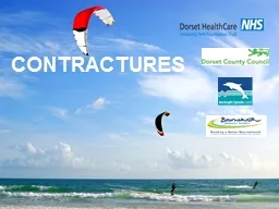 C ONTRACTURES 2 CONTRACTURES Dorset Safeguarding Adults Review