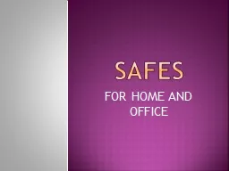 SAFES FOR HOME AND  OFFICE  Deputy  Jeremy Thomas HARRIS COUNTY SHERIFF’S OFFICE