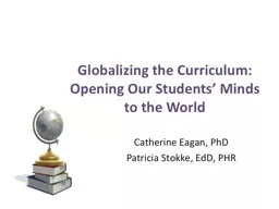 Globalizing the Curriculum: Opening Our Students’ Minds to the World