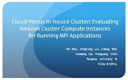 Cloud Versus In-house Cluster: Evaluating Amazon Cluster Compute Instances