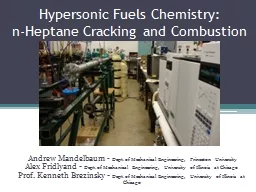 Hypersonic Fuels Chemistry: n-Heptane Cracking and Combustion