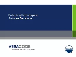 Protecting the Enterprise: