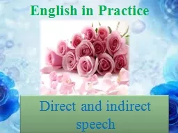 English in Practice