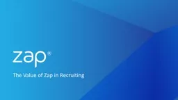 The Value of Zap in Recruiting