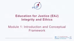 Education for Justice (E4J)