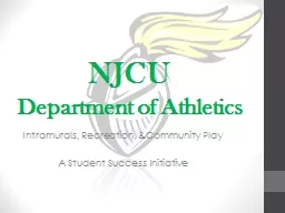 NJCU Department of Athletics