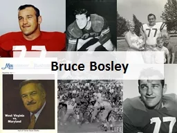 Bruce Bosley Overview