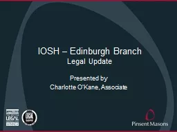 IOSH  – Edinburgh Branch
