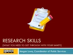 Research skills {What you need to get through with your sanity}