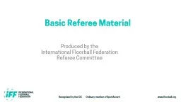 Basic Referee Material