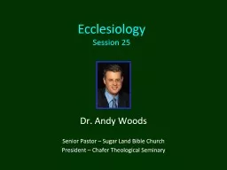 Ecclesiology Session 25