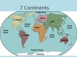 7 Continents WWI MAIN Causes of WWI