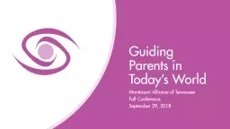 Guiding Parents in Today’s World