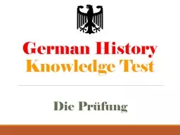 German History Knowledge Test