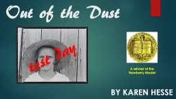 Out of the Dust By