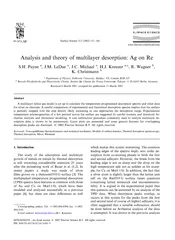 AnalysisandtheoryofmultilayerdesorptionAgonRe S