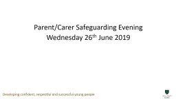 Parent/Carer Safeguarding Evening