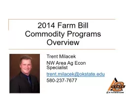 2014 Farm Bill Commodity