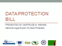 DATA PROTECTION BILL