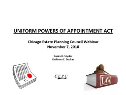 UNIFORM POWERS OF APPOINTMENT ACT