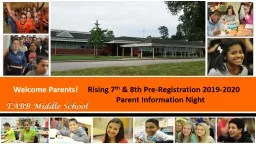 TABB Middle School  Welcome Parents!