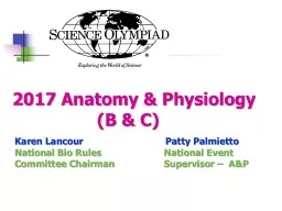 2018 Anatomy & Physiology 				(B & C)
