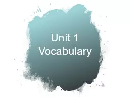 Unit 1 Vocabulary adjacent