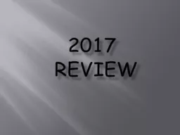 2017  REVIEW JANUARY