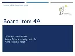 Action Item M. December 6, 2018 - Special Board Meeting