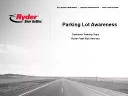 Parking Lot Awareness