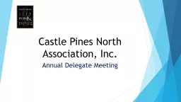 Castle Pines North Association, Inc.