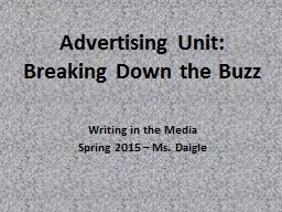 Advertising Unit: Breaking Down the Buzz