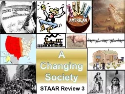 A Changing Society STAAR Review 3