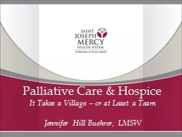 Palliative Care & Hospice