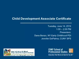 Child Development Associate Certificate