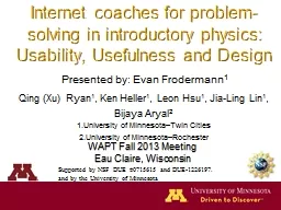 Internet coaches for problem-solving in introductory