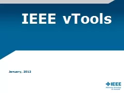 IEEE vTools January, 2012
