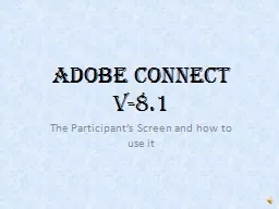Adobe Connect  V-8.1