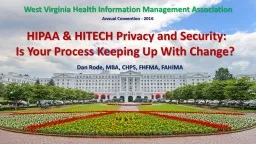 HIPAA & HITECH Privacy and Security: