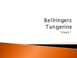Bellringers   Tangerine