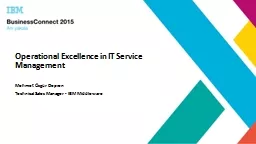 Operational Excellence in