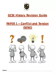 GCSE  History Revision